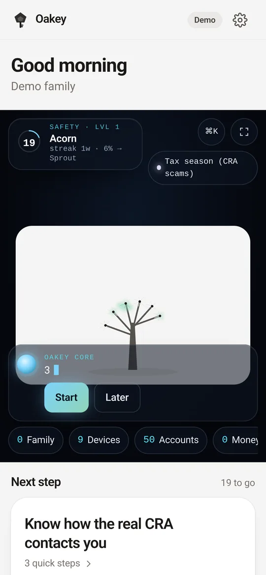 Today screen tinted for tax season, with a reminder about CRA scams.